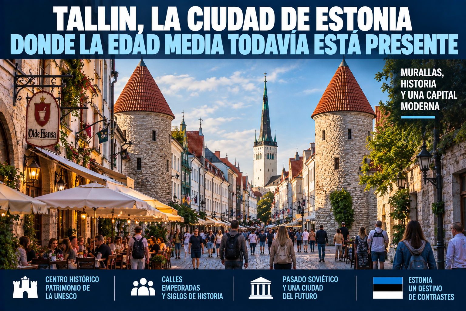 Tallin, la ciudad de Estonia donde la Edad Media todavía está presente